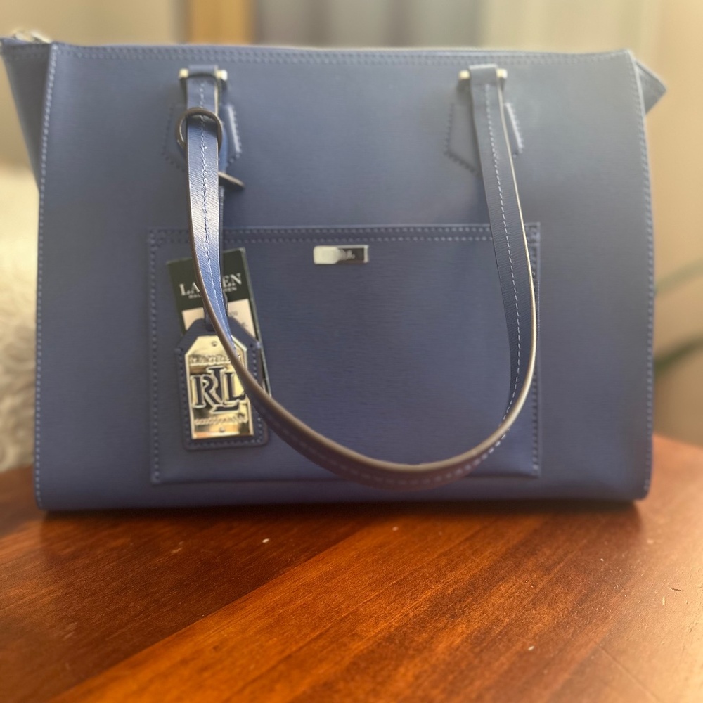 Ralph Lauren Leather Satchel Handbag - NWT